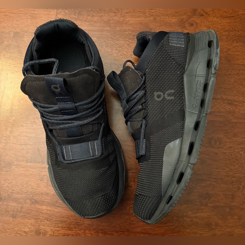 On Running Mens Cloudnova Black Eclipse Running S… - image 2